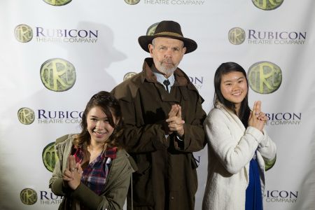 Joe Spano poses a picture with his daughters.
